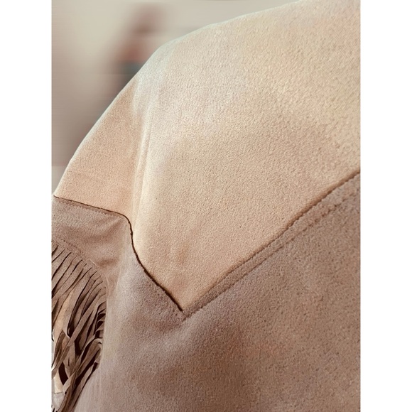 FANTASTIC FAWN fringe back star lightweight jacket S M L - Picture 6 of 9